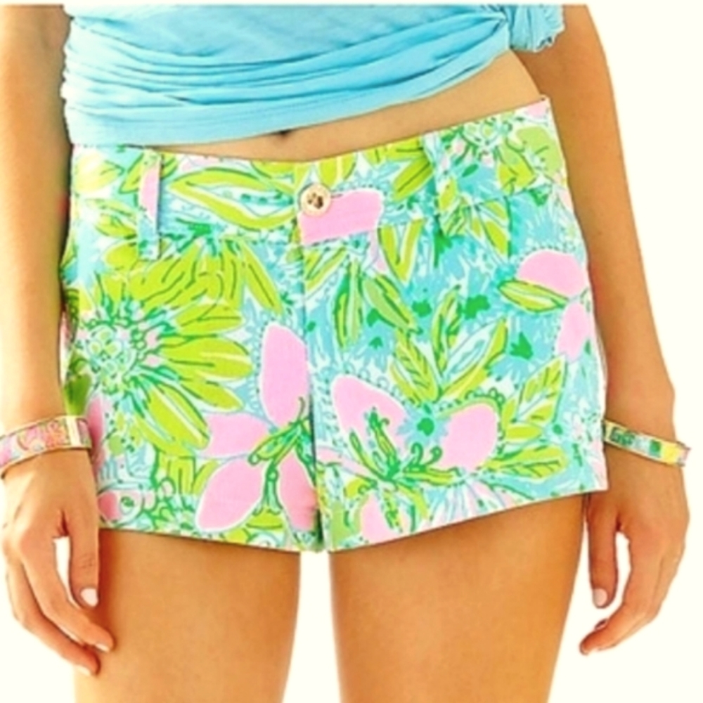Lilly Pulitzer Callahan Short 00 Coconut Jungle